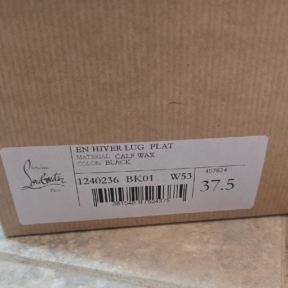 Christian Louboutin Black Combat Boots with Silver Accents - Picture 7 of 11